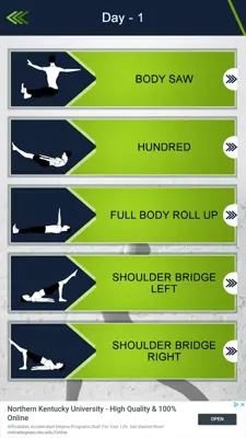 Pilates Anytime android App screenshot 2